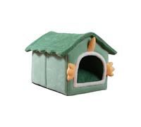 MotiveTech Chat Maison Chat Lit Cave Tissu Chaud Coussin Lavable Rempli Fonction Chauffante Adapté Aux Chats Chiens Lapins Intérieur Hiver Repos Dét, 40cmx35cmx38cm