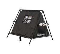 MotiveTech Chat Tent House Original pour Animaux de Compagnie Tente Cave Douillette avec Ouverture Percée pour Chat et Chien Lit Tunnel Portable en Tissu Oxford, Black S