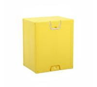 MotiveTech Children Music Seat Tabouret Enfant Siège Cube Empilable Coffre Rangement Poignée Intégrée Plastique PP Mousse Conçu pour Transport Adapté aux, Jaune