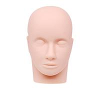 MotiveTech Cils Mannequin Têtes PVC Head For Salon