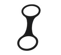 MotiveTech Clip de Fixation pour Tuba de Plongée, Verrou de Maintien et Support de Sangle, Noir