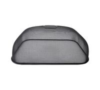 MotiveTech Cloche Alimentaire En Maille Fine, Protection Anti-poussière pour Ustensiles de Cuisine, Couvercle de Plat pour Les Rassemblements, Noir