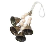 MotiveTech Cloche de Sorcière, Suspension pour Poignée de Porte, Artisanat, Décoration à Suspendre, avec Perles en Bois, Carillon éolien, Décorati, étoile