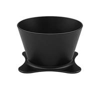 MotiveTech Coffee pour Over Cone Dripper Conique Filtre à Café Manuel Entonnoir Verseur Support Tasse Compact Ouverture Large Saturation Homogène Alliage Aluminium Adapté à la Maison Bureau, Noir