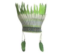 MotiveTech Coiffe Plumes Coloré Coiffe à Plumes Tissé Accessoire Capillaire pour Spectacle, Carnaval