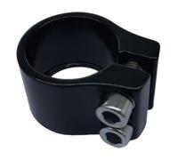MotiveTech Collier de Serrage pour Tube de Selle, Clip de Selle de Vélo, Installation Facile, Clip de Tendeur en Alliage D'aluminium, Collier pour, Noir