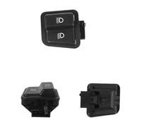 MotiveTech Commande universelle 3 fonctions guidon moto étanche 22mm, Feux route/croisement 3 broches, 3,2x3,2cm