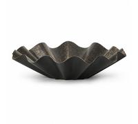 MotiveTech Corbeille à Fruits En Métal Coupe à Fruits Élégant Coupe Décorative pour Table Basse, Grand - 34 34 10cm