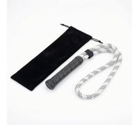 MotiveTech Corde d'Entraînement Tennis Corde Swing Raquette Accessoire Mouvement avec Poignée Sécurisée et Sac de Rangement pour Construire Régularité et Confiance Adaptée aux Adolescents, Blanc