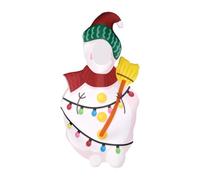 MotiveTech Costume Enfant Déguisement Tenue Habit Mascotte Bonhomme de Neige avec Chapeau et Manches Longues Mousse Légère Qui Garde la Silhouette Détails, Costume De Bonhomme De Neige Adulte