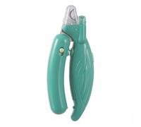 MotiveTech Coupe-ongles pour Animaux Ciseaux Tondeuse Trancheuse avec LED Haute Luminosité Coupe Nette sans Éclats Lames Adaptées à la Forme des Griffes Poignée, Vert Foncé, Avec Lumière