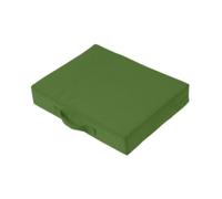 MotiveTech Coussin de Siège de Stade Mat Rembourré Extérieur Housse Amovible Mousse Polyester Étanche Poignée Pratique Convenant aux Événements Sportifs, Vert Clair