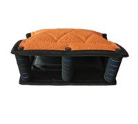 MotiveTech Coussin Mordant Rembourré Manchette Morsure avec Poignée Compact Manchette Protection pour Chiens, Orange