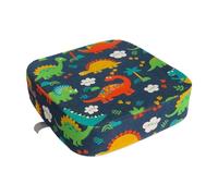 MotiveTech Coussin Rehausseur Antidérapant pour Chaise Haute de Salle à Manger, Coussin En éponge Haute Densité avec Sangles pour Enfants, Tout-petits, Garçons E