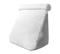 MotiveTech Coussin Triangulaire Multifonction, Idéal pour Le Dos et Comme Cadeau de Fête Des Mères, Gris