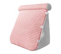 MotiveTech Coussin Triangulaire Multifonction, Idéal pour Le Dos et Comme Cadeau de Fête Des Mères, Rose