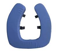 MotiveTech Couvercle de Toilette Siège surélevé Coussin Moelleux Universel avec Rembourrage Éponge Accessoires de Remplacement Adapté Aux Seniors Hôtel M, Bleu