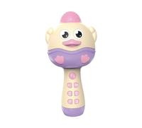 MotiveTech de karaoké pour enfants, jouet de dessin animé, petit compact, jouet musical pour tout-petits, pour pique-nique, fête, plage, Rose