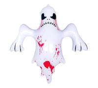 MotiveTech Décoration de Fête D'Halloween Facile à Accrocher, Ornement Gonflable Amusant En PVC à Suspendre pour Un Festival Effrayant, Fantôme de La Paume Rouge