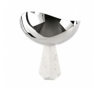 MotiveTech Décorative édestal Réfléchisnt Bol Décoratif sur édestal Autoportant Vaisselle Basse, lon, Console, 20x18x21,5cm