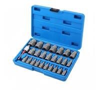 MotiveTech Dispositif d'Extraction de Boulons Extracteur de Vis Extracteur d'Écrous Douilles d'Extraction Kit Réparations Acier Chrome-molybdène Coffret
