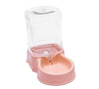 MotiveTech Distributeur Automatique de Nourriture et d'eau pour Animaux de Compagnie, 3,5 L, pour Chats et Chiens, Mangeoire à Eau Rose
