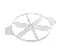 MotiveTech Diviseur Gâteau Ergonomique | Précis, Cercle Dé Gâteau à Cloiso Radiales, pr Pâtisserie, Transparent, 6 PIÈ