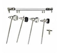 MotiveTech Drum Pedal Connector Pédale Grosse Caisse Arbre d'Entraînement Tige de Liaison Batteur Alliage de Zinc et Feutre Réponse Contrôle Équilibré