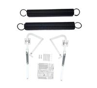 MotiveTech Échelle de Grenier Articulée, Portable, Facile à Installer, avec Boulons à Tête Hexagonale, Robuste et épaisse, pour W2208, W2210 et, Charnière à 2 Ressorts