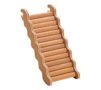MotiveTech Échelle en Bois pour Hamsters - Accessoire d'escalade pour Petits Animaux de Compagnie, 19.5cmx7.5 Cm