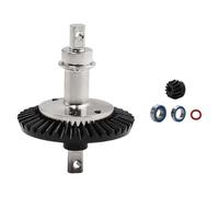 MotiveTech Engrenage de Différentiel Ensemble de Pignons de Mise à Niveau RC Pièce de Camion Améliorant la Prise de Virage Convenable pour Véhicules, Train Arrière