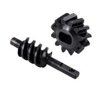 MotiveTech Engrenage Différentiel RC pour Voiture 1/30 Ensemble D'Axe Vis Sans Fin Acier Trempé Accessoire D'Assemblage Pièce Détachée Convient à L'Entretien Ate, pour 12t