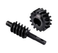 MotiveTech Engrenage Différentiel RC pour Voiture 1/30 Ensemble D'Axe Vis Sans Fin Acier Trempé Accessoire D'Assemblage Pièce Détachée Convient à L'Entretien Ate, pour 16t