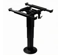 MotiveTech Ensemble Pied Table Pneumatique Réglable en Hauteur Kit Pieds Support Télescopique Résistant à l'usure, Rond