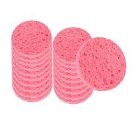 MotiveTech Éponges Nettoyantes pour Le Visage, Indispensables En pour Une Routine de Soin Professionnelle, Rose 20 Pièces