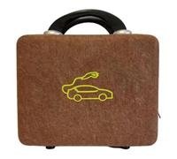 MotiveTech Étui de Transport pour Véhicule électrique, Pratique et Facile à Utiliser, avec Poignée, Organiseur et Sac de Rangement, Brun