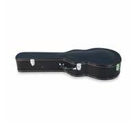 MotiveTech Étui Guitare Étui Rigide Housse Coque Valise avec en Similicuir PU et en Bois Mousse Antichoc Poignée de Transport, Array, Noir, 42 Pouces