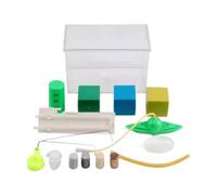 MotiveTech Exploration de La Flottabilité de L'eau Objet Coulant et Flottant Boîte Équipement Activités Instrument éducatif Fournitures de Laboratoire Scolai