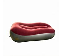 MotiveTech Fauteuil Relax Gonflable Chaise Longue Lounger Transat Repliable avec Surface Douce et Base Gonflable Entrée d'air Latérale et Gonflage Rapide Soutien, Rouge