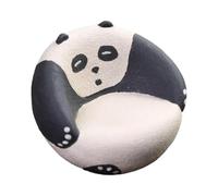 MotiveTech Figurine Miniature de Panda En Argile, Idéale pour Décorer Une Bibliothèque Ou Un Salon de Thé, Noir