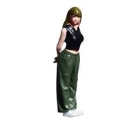 MotiveTech Figurine Miniature Personnage Humain Peint Modèle Accessoire de Maison de Poupée avec des Détails Réalistes Approprié pour, Femme