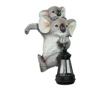 MotiveTech Figurines D'animaux avec Lanterne Solaire, Objets Décoratifs élégants