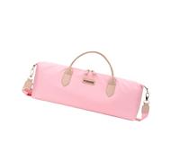 MotiveTech Flûte Sac à Main Multifonction pour Flûte avec Bandoulière Tissu Floqué Matériau Imperméable Protection Contre L'Usure Adapté pour Amateurs Répétition, ROSE
