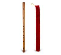 MotiveTech Flûte Traversière En Bambou Classique Flûte En Bambou Pratique Instrument à Vent pour Débutants, Maison, Déplacement, F