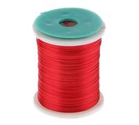 MotiveTech Fly Tying Thread pour Fabrication Artisanale de Mouches Fil Flash Tinsel Matériaux pour Pêche à La Mouche Fil de Ligature Adapté Aux AMA, Rouge, 250m