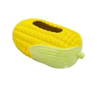 MotiveTech Funny Porte-mouchoirs Support Mouchoirs Corn Distributeur Mouchoirs Décoratif Couvercle Créatif Bureau Céramique Utilisation Décor Maison Salle de, Jaune
