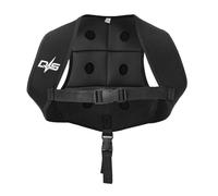 MotiveTech Gilet de Plombée Apnée Gilet de Poids Plongée Veste de Néoprène 5 Mm avec 6 Logements Boucle Rapide Sangle Réglable Confort, Noir