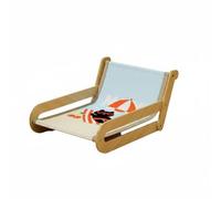 MotiveTech Griffoir pour Chat Lit Grattoir Meuble à Chat Planche à Griffes Profil Courbé Haute Densité et Bois Stable pour Protéger Les Meubles et Offrir, Style D Impression 1