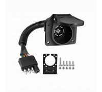 MotiveTech Harnais Adaptateur Américain Remorque | Compact, Adaptateur Remorque Support Fixation, Stable