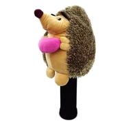 MotiveTech Housse de Tête de Club de Golf Hérisson Couvre-Club Protection Contre Chocs et Éraflures avec Col Élastique Long Convient au Parcours Sac Idée Cadeau, Heart Driver